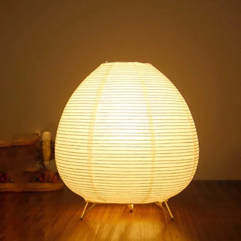 Serene Japanese Lantern Table Lamp